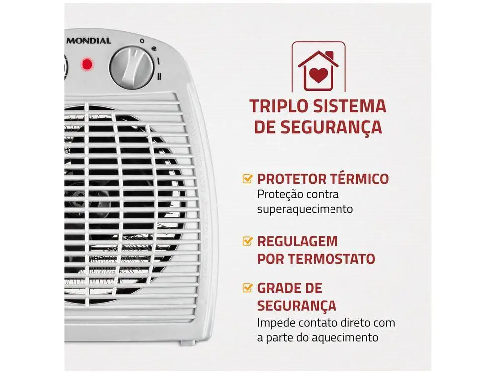 Aquecedor Termoventilador Mondial A-08 Portátil - 220V