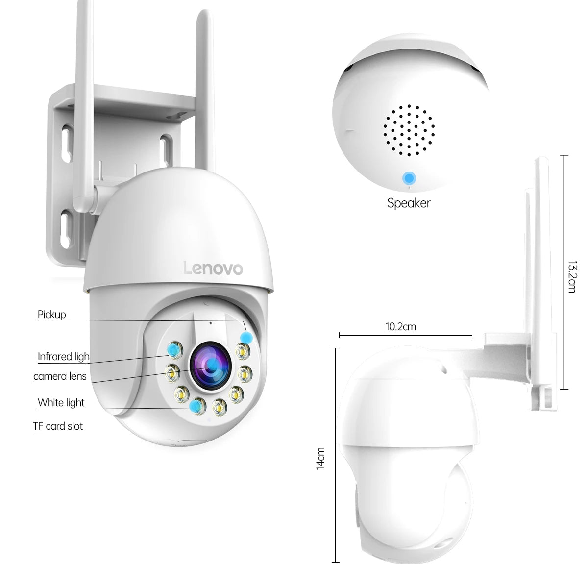 câmera 5mp inteligente wifi ptz ao ar livre 5x zoom digital rastreamento automático onvif cctv câmera ip câmera de vigilância de vídeo de segurança