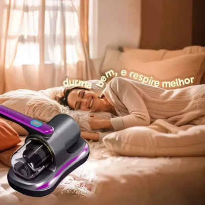 Aspirador De Colchão Removedor Elétrico De Ácaros Sem Fio Para Almofadas Sofas Esterilizador UV - ENVIO IMEDIATO