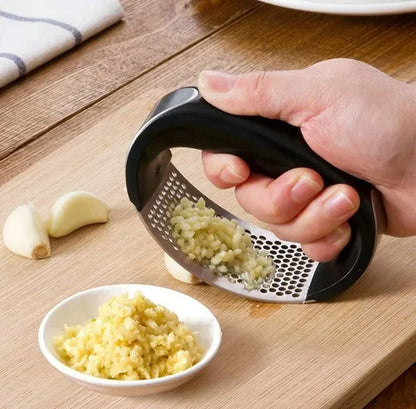 Espremedor Amassador Triturador De Alho Inox Manual Cozinha