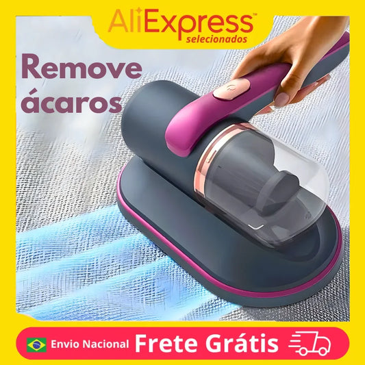 Aspirador De Colchão Removedor Elétrico De Ácaros Sem Fio Para Almofadas Sofas Esterilizador UV - ENVIO IMEDIATO
