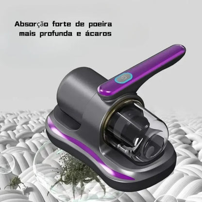 Aspirador De Colchão Removedor Elétrico De Ácaros Sem Fio Para Almofadas Sofas Esterilizador UV - ENVIO IMEDIATO