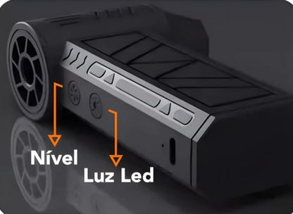 Soprador Turbo Mini Fan Jet 3 Velocidades + Modo Turbo e Lanterna Led