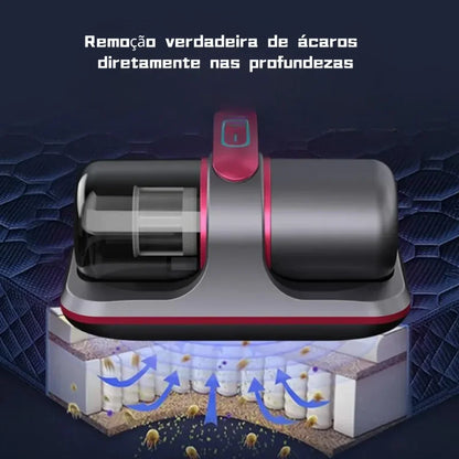 Aspirador De Colchão Removedor Elétrico De Ácaros Sem Fio Para Almofadas Sofas Esterilizador UV - ENVIO IMEDIATO