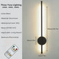 Luminária de parede magnética recarregável 50, preta, dourada, para sala de estar, quarto, corredor, estudo, escada, vestiário, iluminação led, fiação grátis