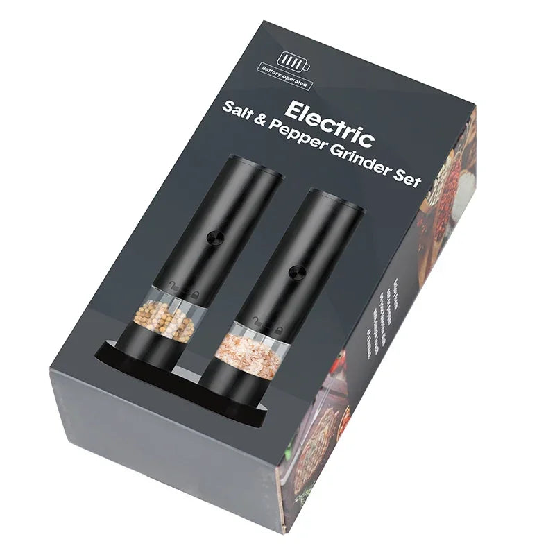 Moedor elétrico recarregável usb de sal e pimenta, aspereza ajustável, grande capacidade, moedores de especiarias automáticos, ferramenta de cozinha