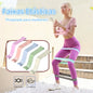 Kit 5 Faixas Elástica de Resistência Silicone para Yoga Pilates Fisioterapia Treino Academia