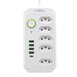 Extensão tomada,Extensão elétrica,Tomada usb,Filtro de linha de tomada,Regua tomadas de energia,Extensao eletrica,110-220V,10A