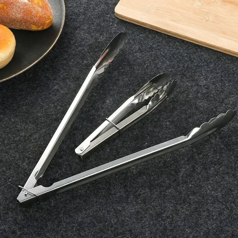 Aço inoxidável cozinha pinças de alimentos produtos domésticos utensílios de cozinha panelas assessórios para churrasco grill acessórios buffet pão