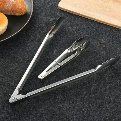 Aço inoxidável cozinha pinças de alimentos produtos domésticos utensílios de cozinha panelas assessórios para churrasco grill acessórios buffet pão