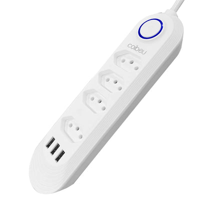 Extensão tomada,Extensão elétrica,Tomada usb,Filtro de linha de tomada,Regua tomadas de energia,Extensao eletrica,110-220V,10A