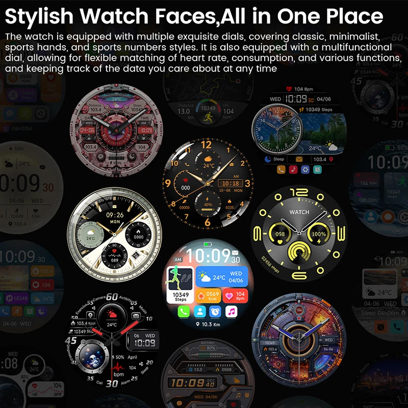 2025new para android e ios relógio inteligente masculino tela amoled gps trajetória de movimento freqüência cardíaca bluetooth chamadas smartwatch à prova dwaterproof água
