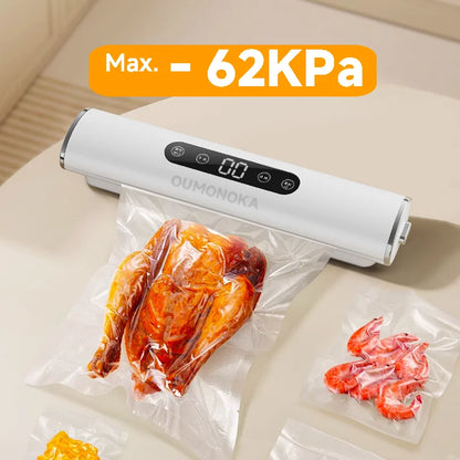 Máquina seladora de cozinha a vácuo profissional, seladora para alimentos, produtos, embalagem de cozinha, selante de saco plástico