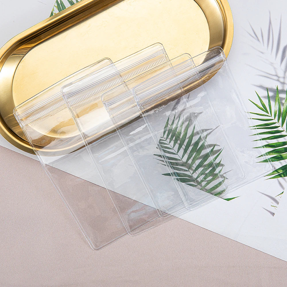20 pçs malotes de jóias transparentes anti-oxidação zip lock sacos de armazenamento para brinco colar pulseira diy exibição embalagem
