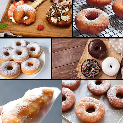 Máquina Elétrica de Fazer Mini Donuts Brazi com Aquecimento Dupla Face e Revestimento Antiaderente para Café da Manhã, Sobremesas, Lanches, Festas em Família e Padarias