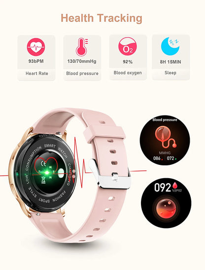 MEVADEN-Bluetooth chamada relógio inteligente para homens e mulheres, relógios personalizados, esporte fitness tracker, freqüência cardíaca, android, ios, y22