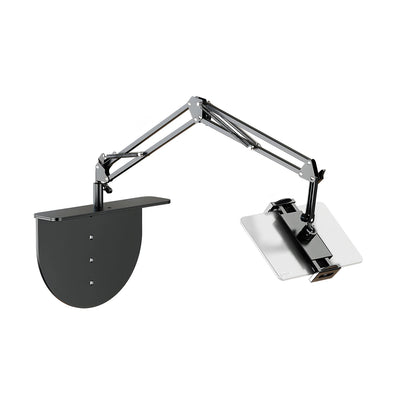 Suporte de Braço Metálico Articulado para Cabeceira - Ajuste 360°, Compatível com Celular e Tablet, Fácil Instalação, Coibeu