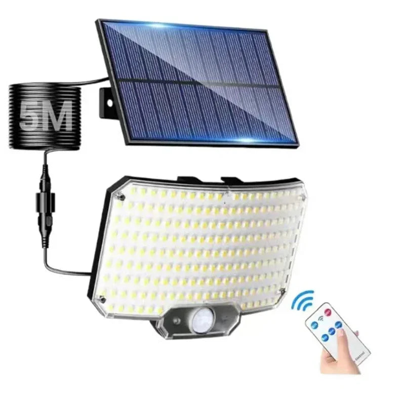Luz solar ao ar livre super brilhante sensor de movimento solar forte energia led jardim lâmpada parede ip65 à prova dip65 água 3 modo trabalho
