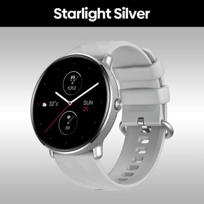 Zeblaze GTR 3 Pro Voz Chamando Relógio Inteligente AMOLED Display Aço Inoxidável 316L Aptidão Smartwatch Para As Mulheres