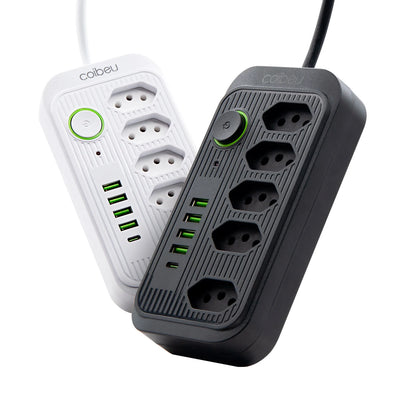 Extensão tomada,Extensão elétrica,Tomada usb,Filtro de linha de tomada,Regua tomadas de energia,Extensao eletrica,110-220V,10A