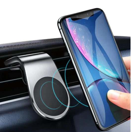 Suporte Magnético para Celular no Carro com Rotação 360°, Base Antiderrapante e Ímã Forte para Todos os Smartphones