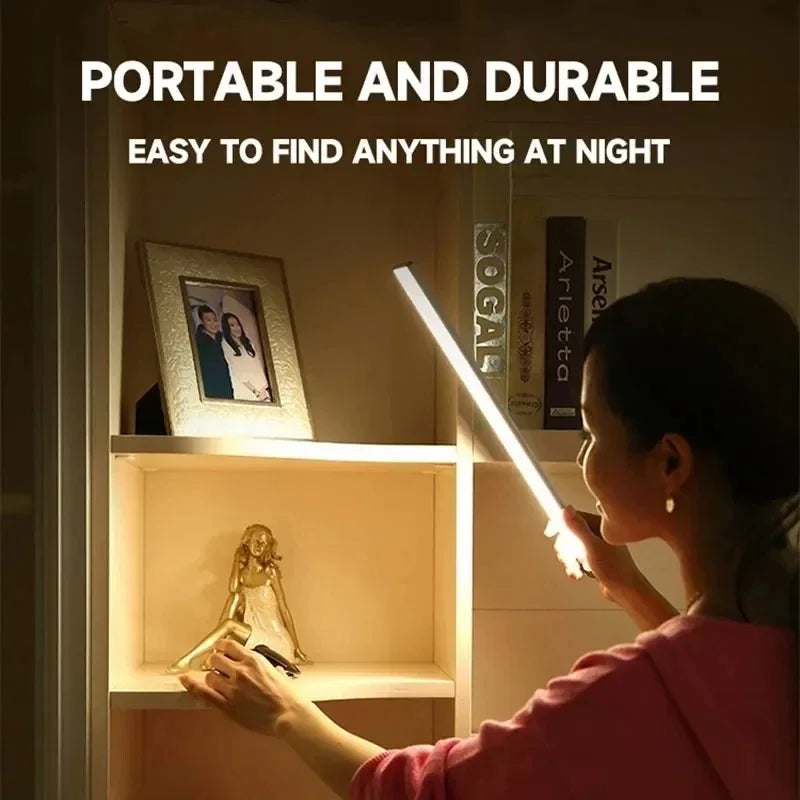 50/30/20cm Luz LED Sensor Inteligente Guarda Roupa Quarto Sem Fio Portátil Recarregável USB
