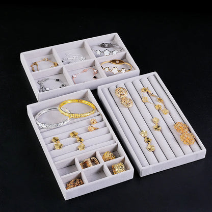 Reunindo Jewelry Box, Jewelry Tray, Adequado para Todos os Tipos de Armazenamento de Jóias, 1Pc