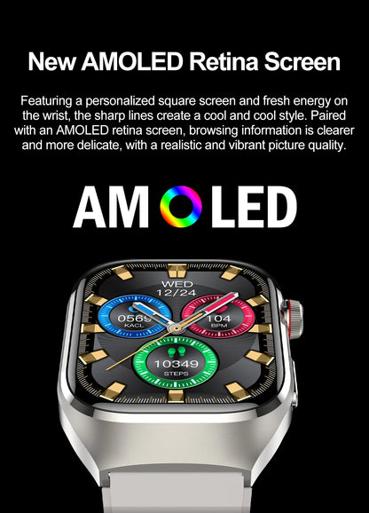 2025new micro exame físico relógio inteligente para homens ácido úrico gordura corporal cinco órgãos relógios de saúde bluetooth chamada smartbracelet