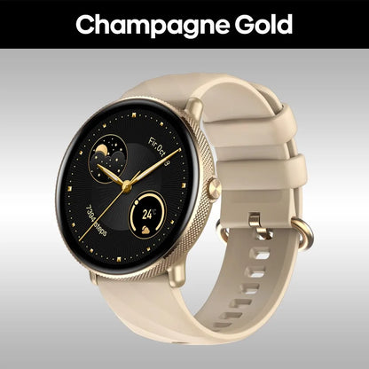 Zeblaze GTR 3 Pro Voz Chamando Relógio Inteligente AMOLED Display Aço Inoxidável 316L Aptidão Smartwatch Para As Mulheres