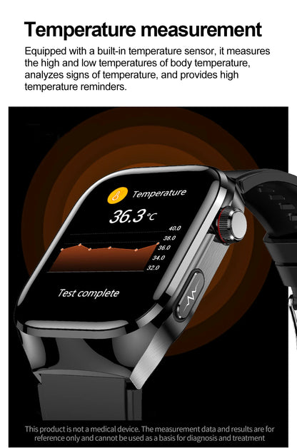 2025new micro exame físico relógio inteligente para homens ácido úrico gordura corporal cinco órgãos relógios de saúde bluetooth chamada smartbracelet