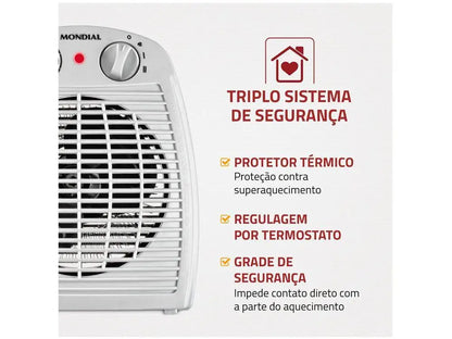 Aquecedor Termoventilador Mondial A-08 Portátil - 220V