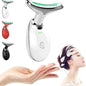 Portátil Beleza Pele Firmeza Pescoço Led Vibração Fóton Levanta A Anti-Rugas Remover Massageador