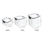 Frasco de armazenamento de alimentos selado transparente Organizador de cozinha de plástico Tanque Multigrain Frascos selados secos empilháveis Conjunto de 5pcs