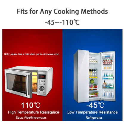 Sacos de embalagem de armazenamento a vácuo de alimentos para aferidor a vácuo carne frutas vegetais sous vide saco de cozinha 12/15/20/25/28cm 500cm/rolo
