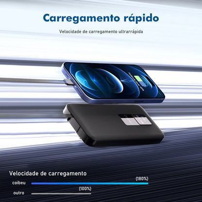 Powerbank， Powerbank 10000mah， Powerbak， Power Bank Portátil， Bateria Portátil， Pilhas Recarregáveis， Coibeu, 23W