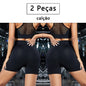 2 Peças, Calças Femininas de Ioga Com Controle de Barriga E bumbum, Cintura Alta, Leggings de Corrida, Shorts de Treino