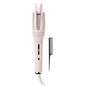 Modelador de Cabelo Automático Rosa 3 Temperaturas (160°C-200°C), Revestimento Cerâmico, Aquecimento Rápido, Cachos em Minutos