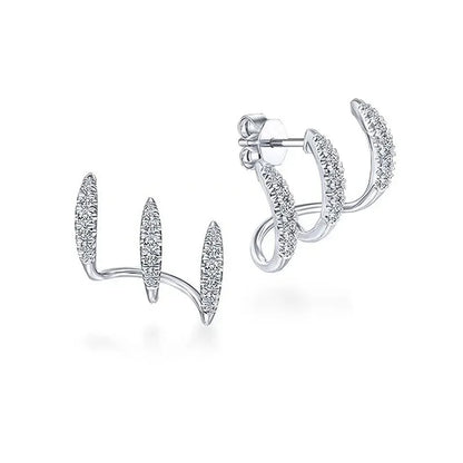 925 prata esterlina garras brincos com cristal ouro brinco aaa pedra design moderno acessórios de moda feminino 2025 jóias