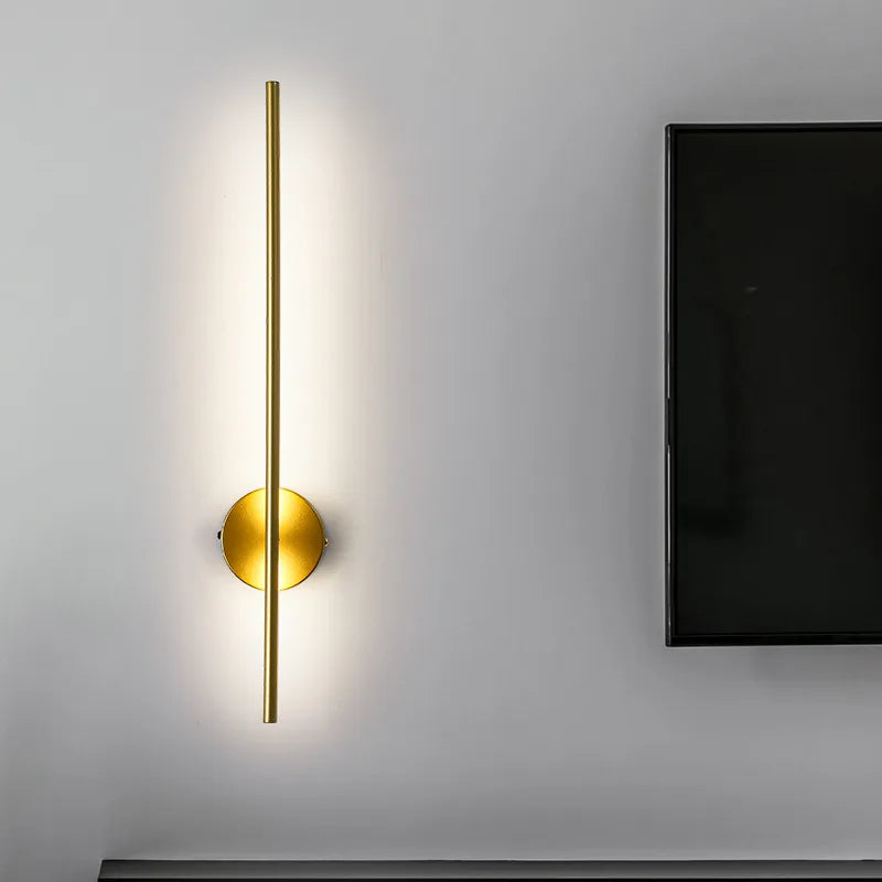 Luminária de parede magnética recarregável 50, preta, dourada, para sala de estar, quarto, corredor, estudo, escada, vestiário, iluminação led, fiação grátis