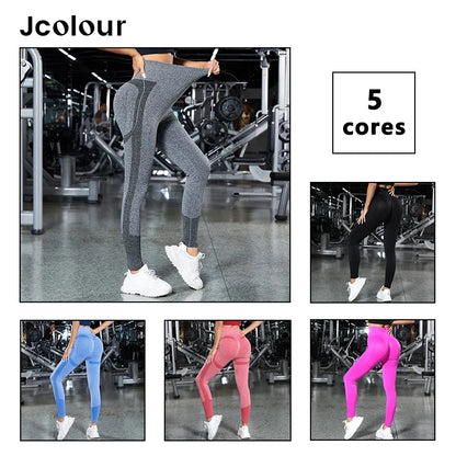 Leggings Femininas Para Levantar o Bumbum, Calças de Ioga Fitness de Cintura Alta, Leggings de Corrida Para Controle de Barriga