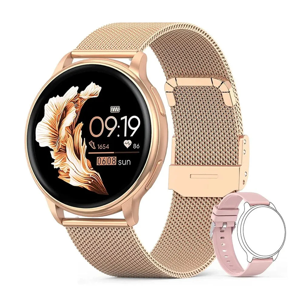 MEVADEN-Bluetooth chamada relógio inteligente para homens e mulheres, relógios personalizados, esporte fitness tracker, freqüência cardíaca, android, ios, y22