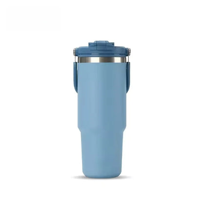 Copo Térmico de Viagem 600ML em Aço Inoxidável com Parede Dupla e Isolamento a Vácuo