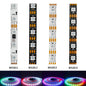 Ws2811 ws2812b ws2813 ws2815 30/60/144 pixels/leds/m 5050 rgbic tira led inteligente ws2812 luz ic endereçável individualmente dc5v/12v