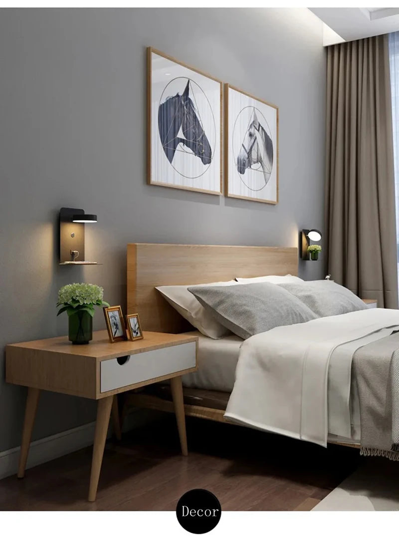 arandela parede Lâmpadas Com Interruptor Quarto luminária decoração para quarto luminaria parede casa e decoração luminaria de parede lustre sala luminária para quarto luminarias cabeceira luminaria quarto casal lâmpa