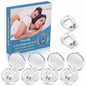 Kit 4 Clipe Nasal Anti Ronco e Apneia Dilatador Magnético