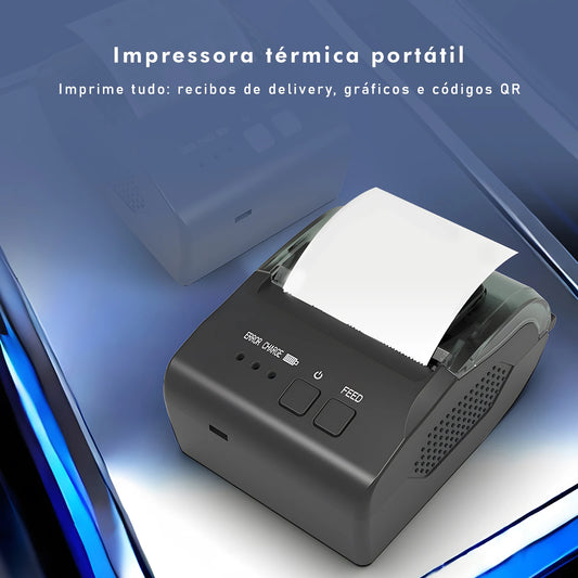 Impressora Térmica， Impressora Portátil， Impressora de Etiquetas， Mini Impressora， Impressora Termica， Etiquetadora