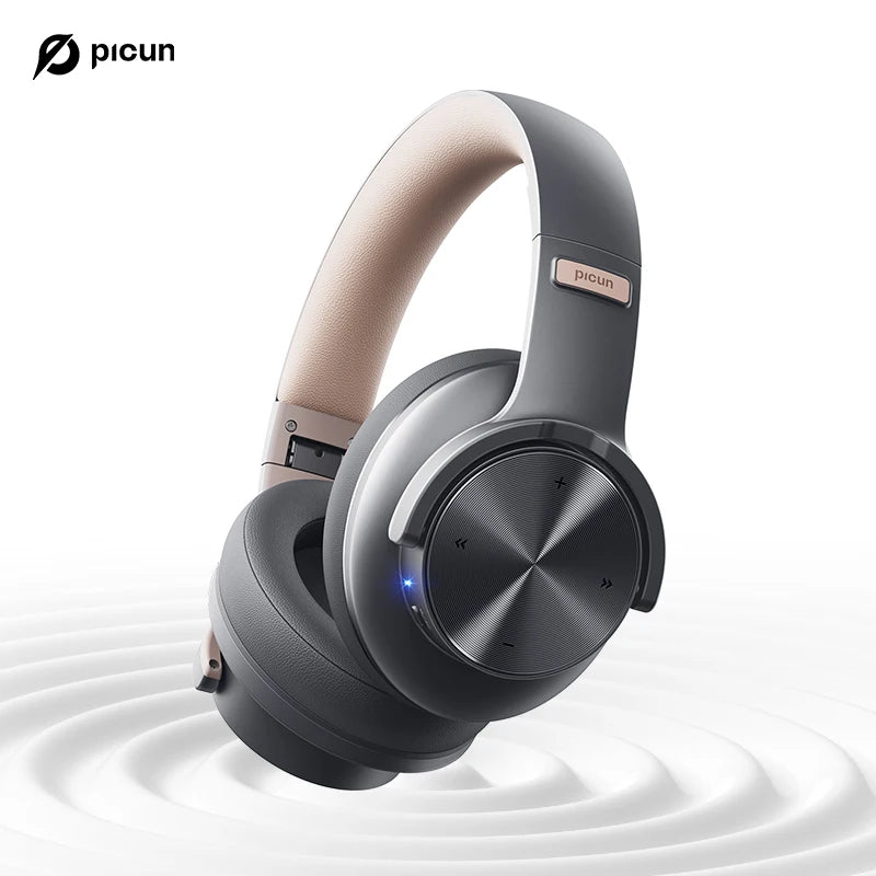 Picun b8 fones de ouvido bluetooth 120h playtime fone de ouvido sem fio bluetooth 3eq modo baixa latência chamadas mãos-livres sobre fones de ouvido