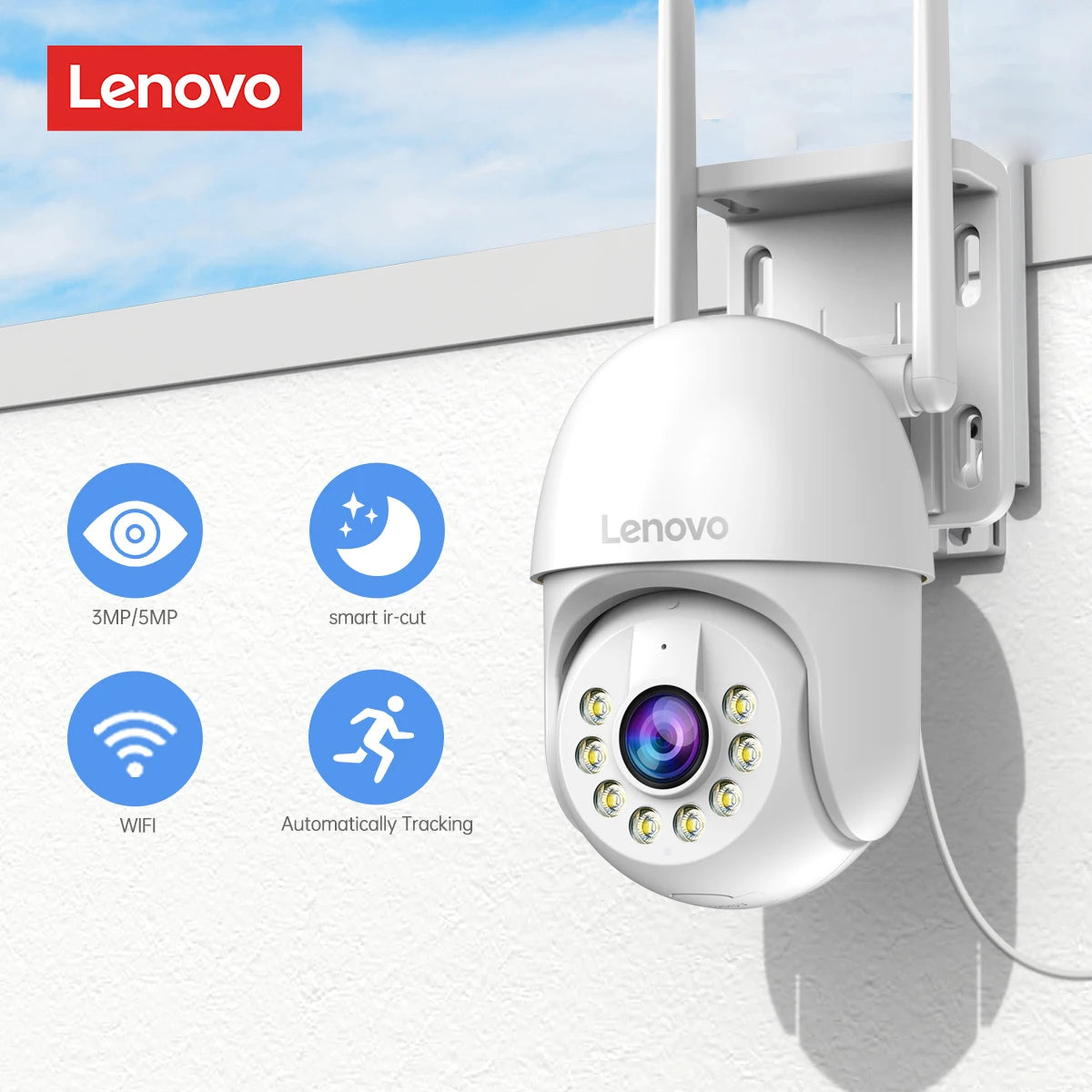 câmera 5mp inteligente wifi ptz ao ar livre 5x zoom digital rastreamento automático onvif cctv câmera ip câmera de vigilância de vídeo de segurança