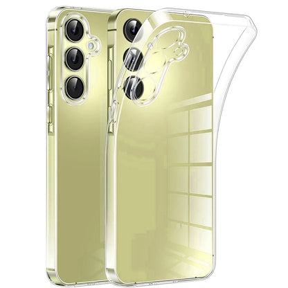 Capa macia de silicone ultrafina para Samsung Galaxy S25 S24 S23 S21 FE S22 Ultra Plus A16 A06 A55 A35 A15 A05S A54 A34 A14 A53 A33