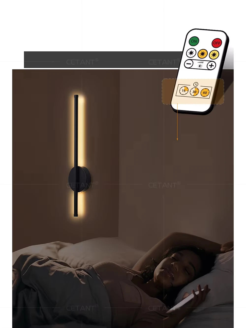 Luminária de parede magnética recarregável 50, preta, dourada, para sala de estar, quarto, corredor, estudo, escada, vestiário, iluminação led, fiação grátis